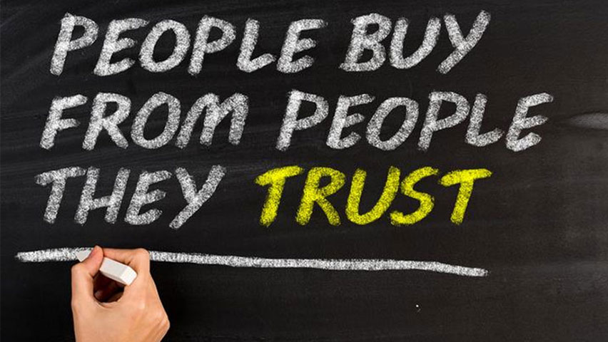 PEOPLE BUY FROM PEOPLE THEY TRUST