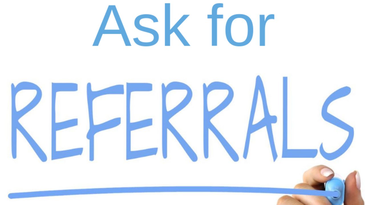 Ask for Referrals graphic