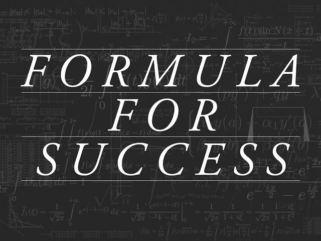 Formula for Success graphic