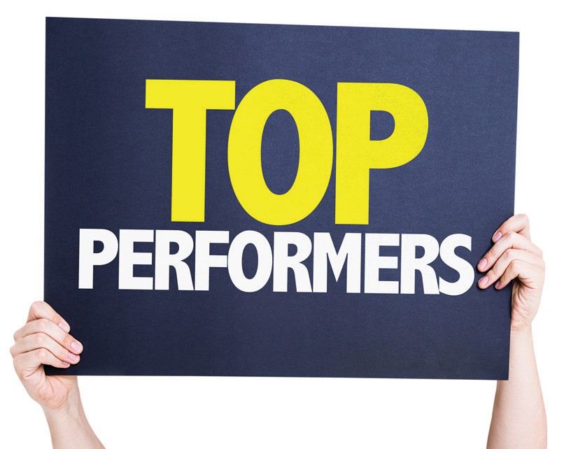 Top Performers graphic